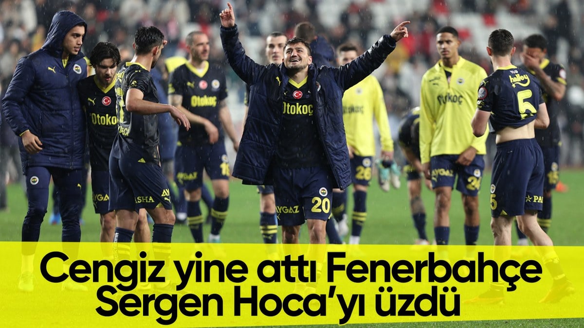 Fenerbahçe, Antalyaspor'u iki golle yendi
