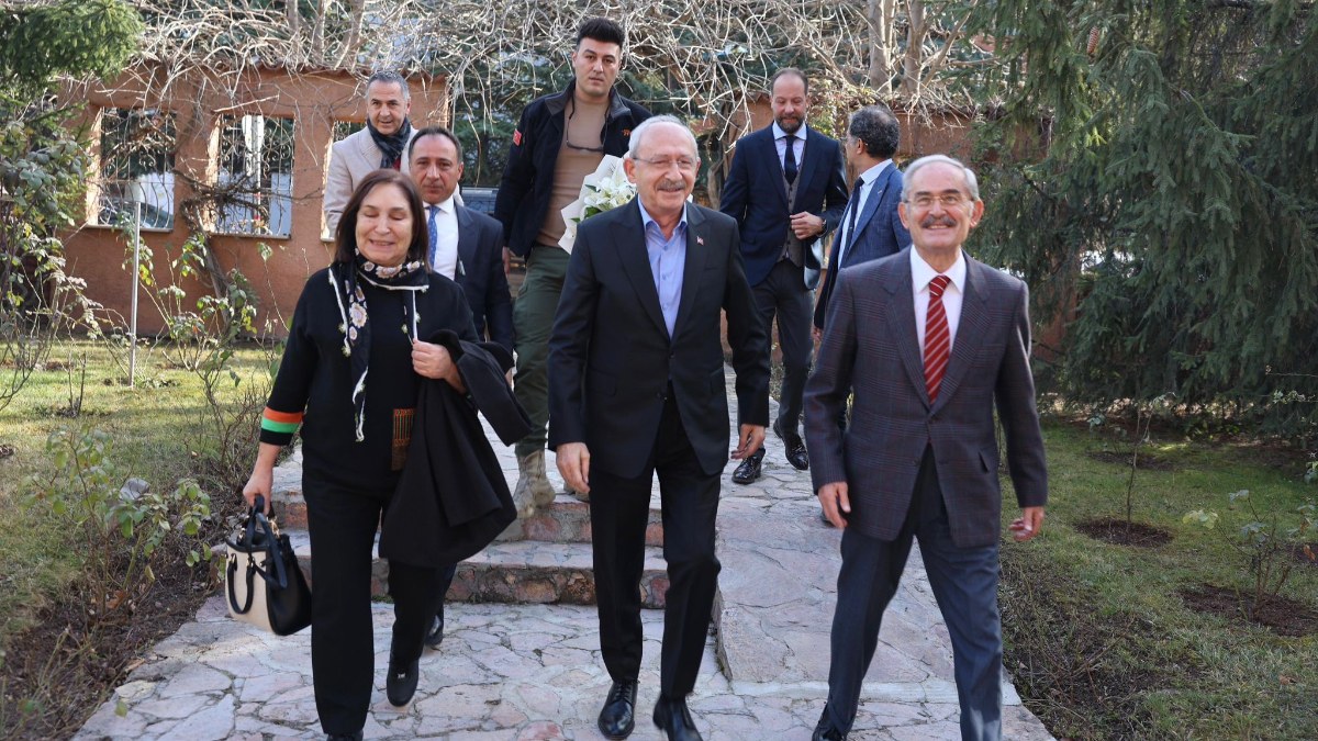 Kemal Kılıçdaroğlu'ndan Yılmaz Büyükerşen'e ziyaret
