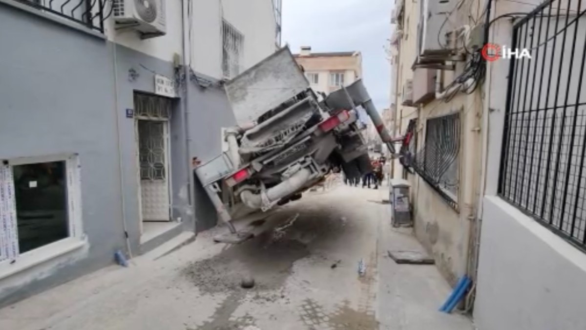 Aydın'da beton dökme aracı şaha kalktı