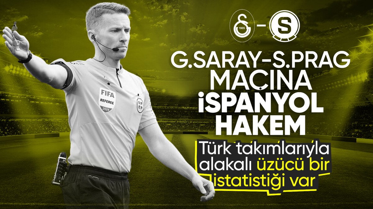 Galatasaray - Sparta Prag maçının hakemi