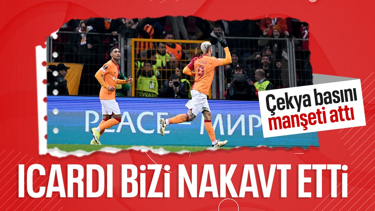 Galatasaray'ın Sparta Prag zaferi Çekya basınında