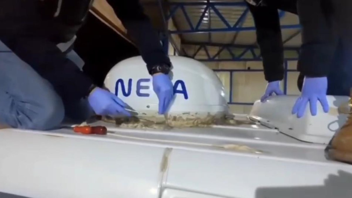 Düzce'de minibüsün üstüne gizlenmiş 25 kilogram eroin ele geçirildi