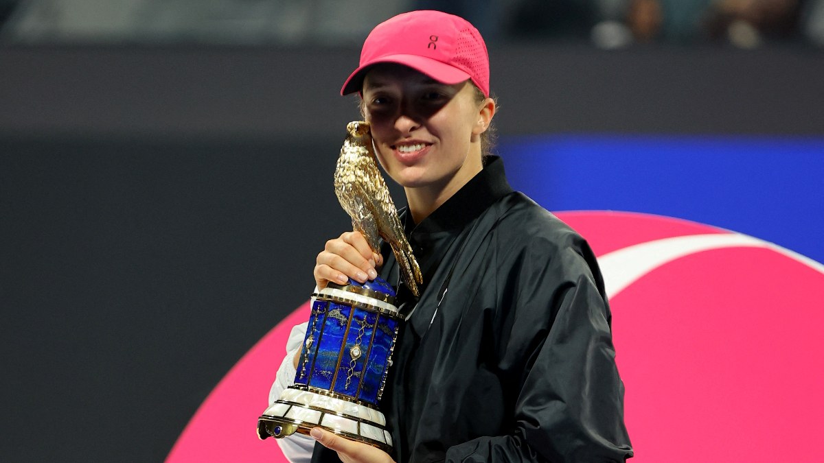 Katar Açık Tenis Turnuvası'nda Iga Swiatek şampiyonluğa ulaştı