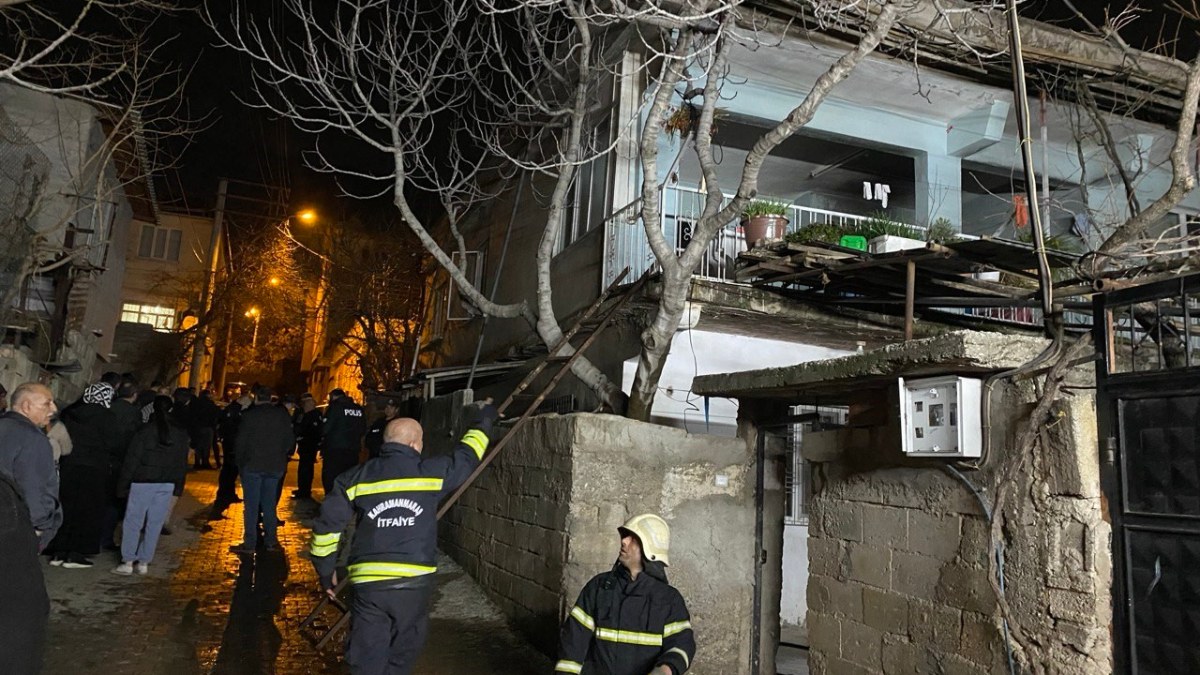 Kahramanmaraş'ta müstakil evde patlayan tüp yangın çıkardı