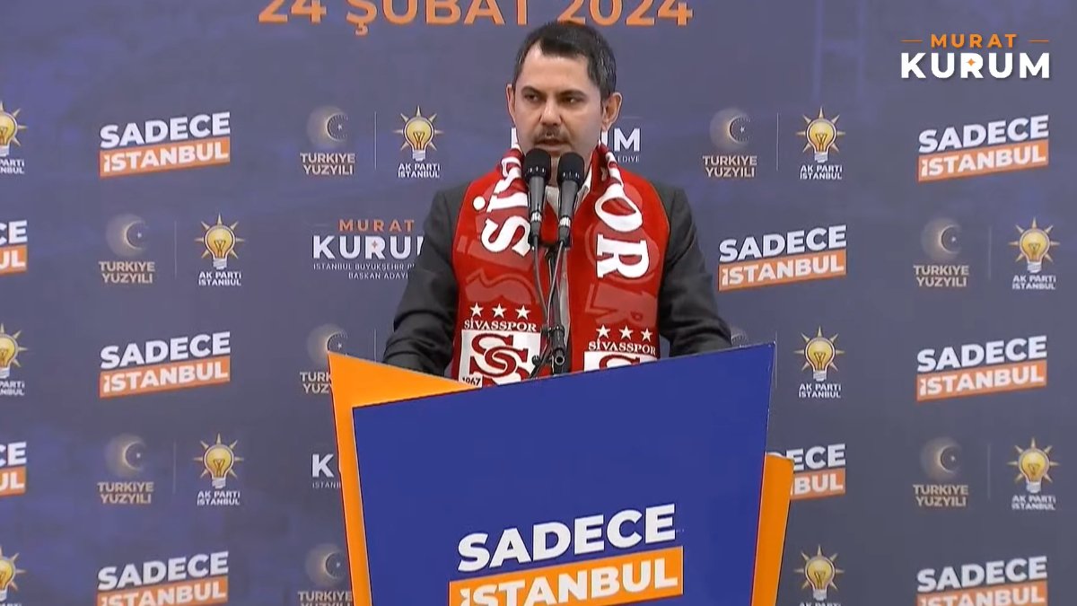 Murat Kurum, Sancaktepe'de Sivaslılar Buluşması'na katıldı