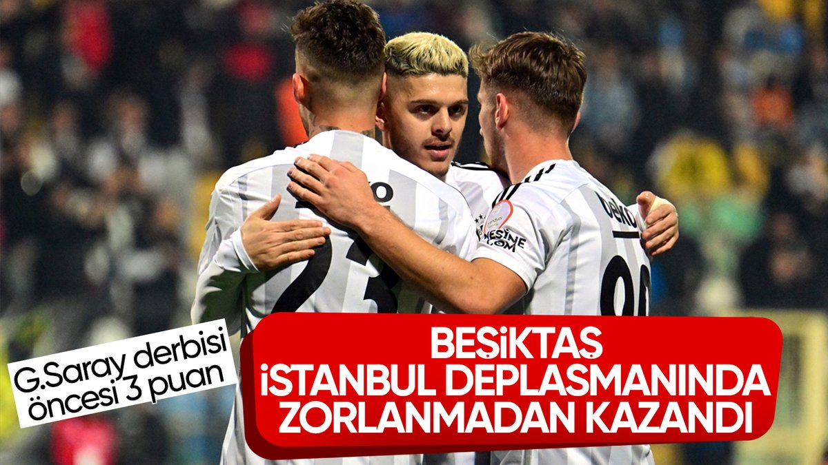 Beşiktaş, İstanbulspor deplasmanında üç puanı aldı