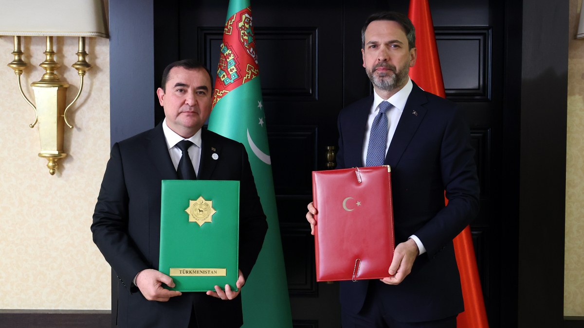 Türkiye ile Türkmenistan arasında doğalgaz alanında mutabakat zaptı imzalandı