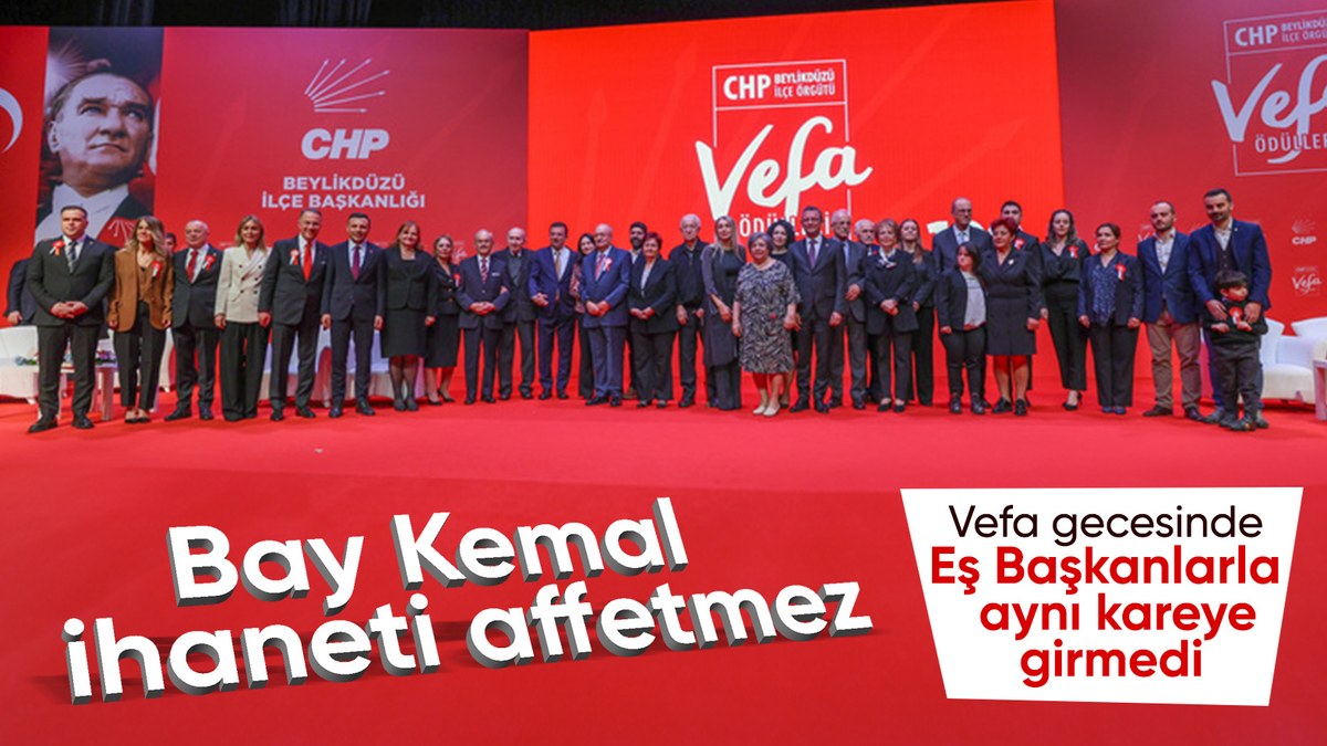 CHP'nin Vefa Gecesi'ne Kemal Kılıçdaroğlu katılmadı