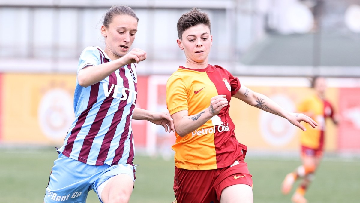 Kadın futbolunda Galatasaray - Trabzonspor maçında gol sesi çıkmadı