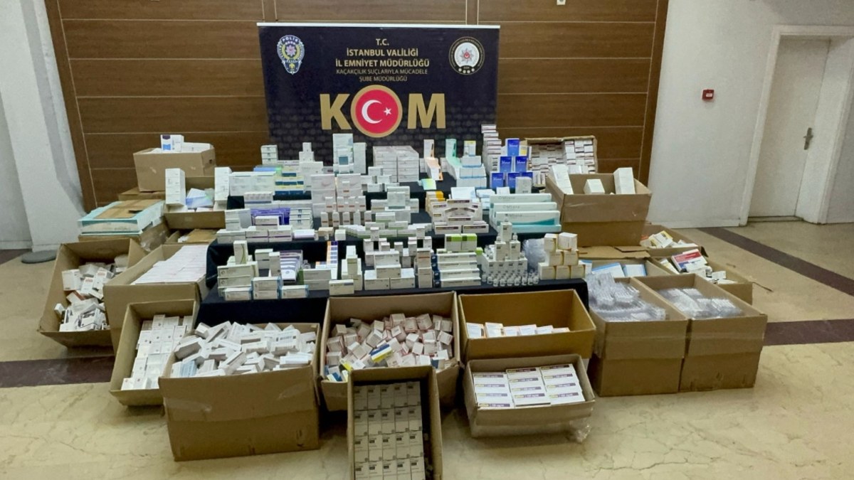 İstanbul’da kaçak ilaç operasyonu: 328 bin ilaç ele geçirildi