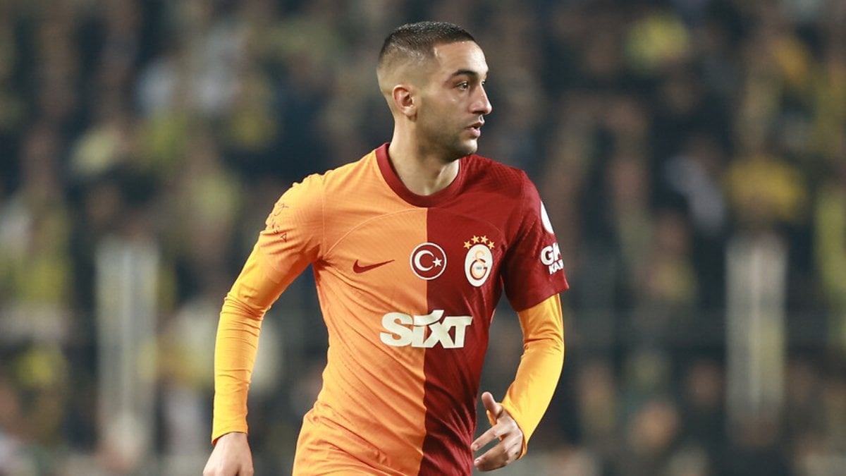 Hakim Ziyech, 2024'te ilk kez Galatasaray formasını giydi