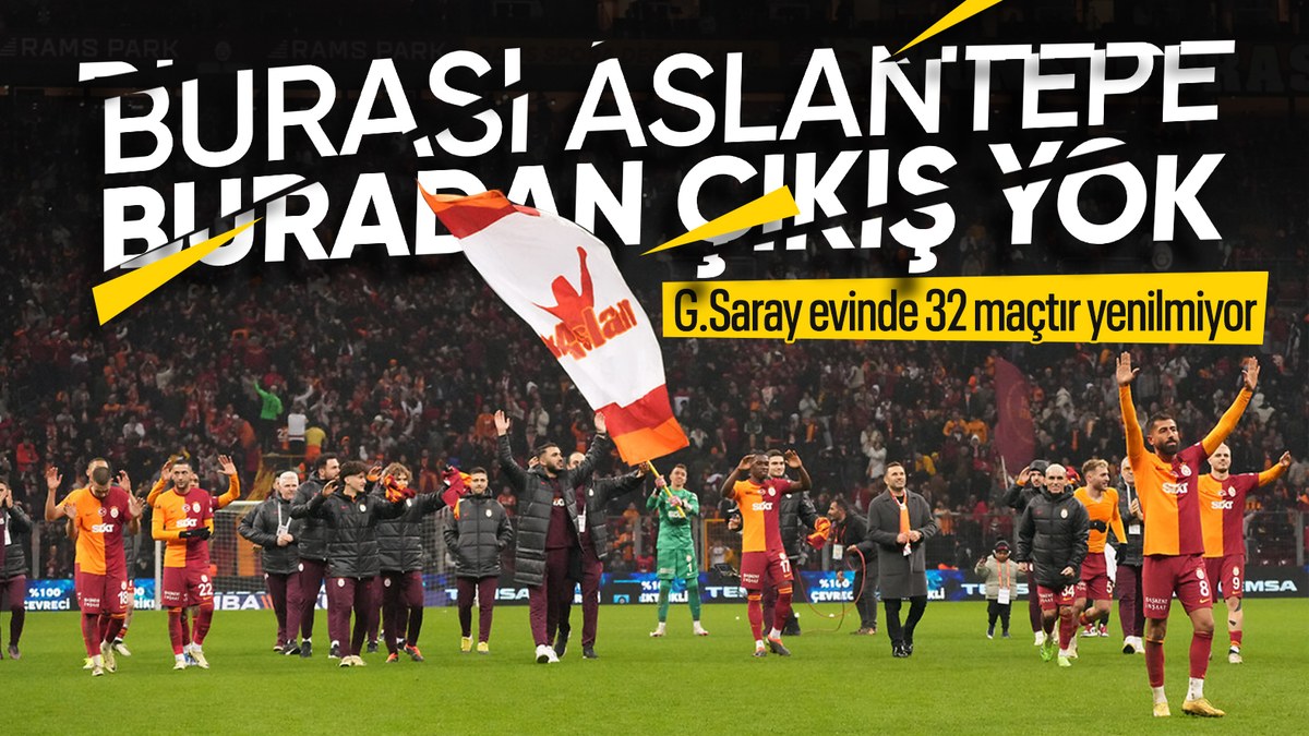 Galatasaray'dan nefis rekor! İç saha serisiyle Avrupa'nın zirvesinde