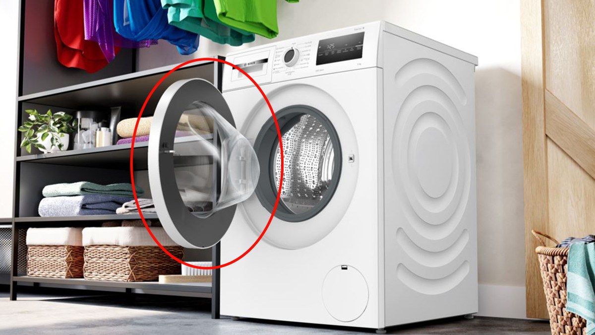 Çamaşır makinesi kapağındaki o oval çıkıntı bakın ne işe yarıyormuş…
