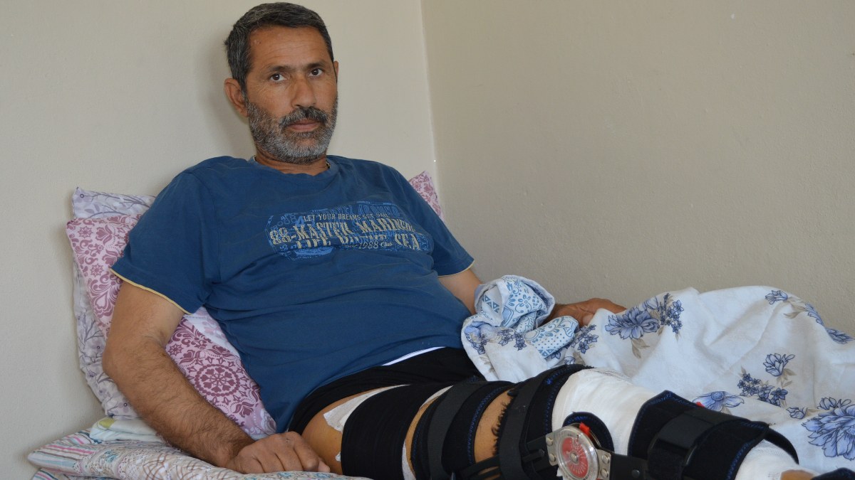 Mardin'de ilginç olay! Kuzenine çarptı, ayağını kırdı...