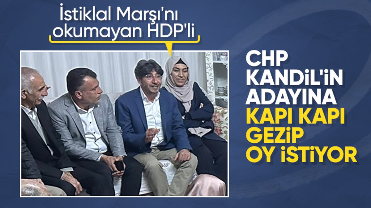 CHP Mersin'de DEM'in adayı için ev ziyaretlerine başladı