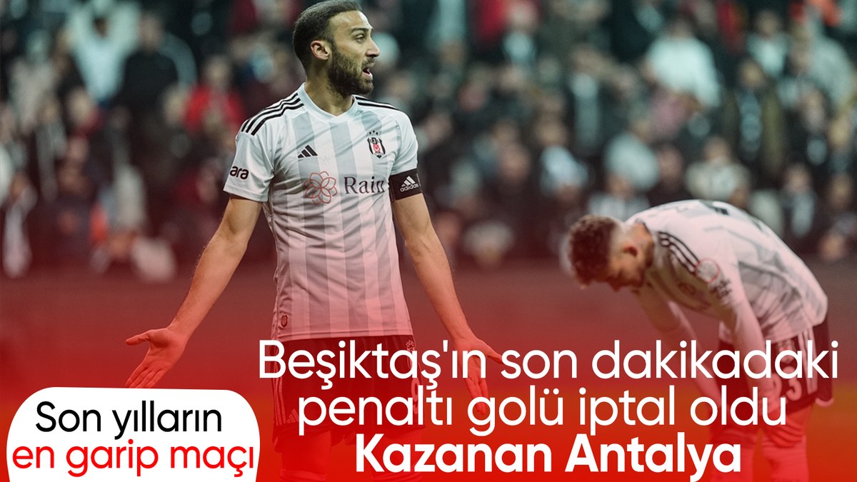 Beşiktaş, Antalyaspor'a mağlup oldu