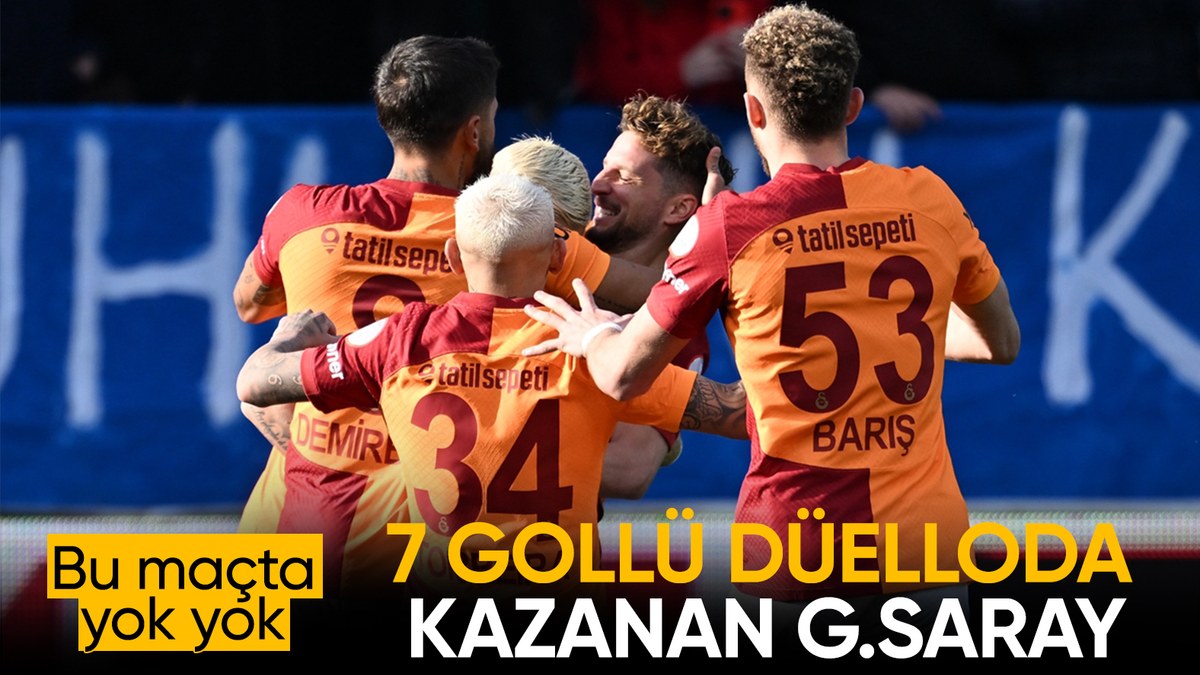 Gol düellosunda Galatasaray, Kasımpaşa'yı yendi