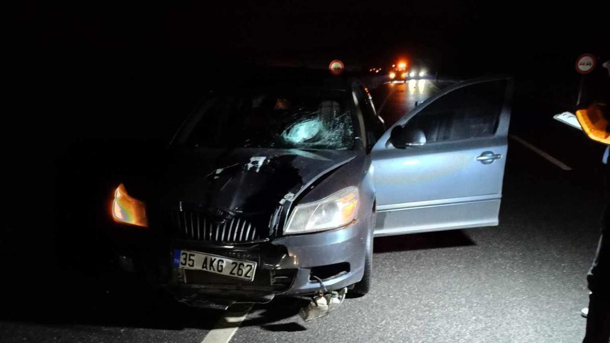 Mardin'de yolun karşısına geçmeye çalışan yayaya otomobil çarptı