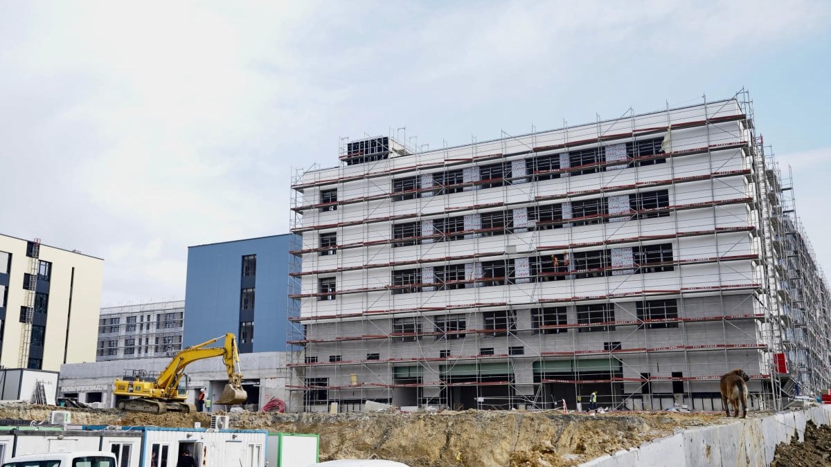Türkiye'nin en büyük lise kampüsünün inşaatı yüzde 91 oranında tamamlandı