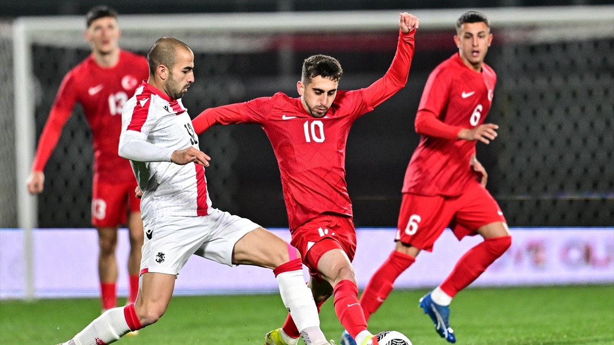 Ümit Milli Takım, Gürcistan'ı iki golle geçti