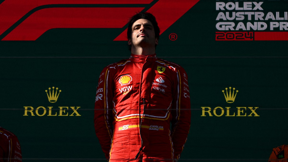 Formula 1 Avustralya Grand Prix'sinda kazanan Carlos Sainz