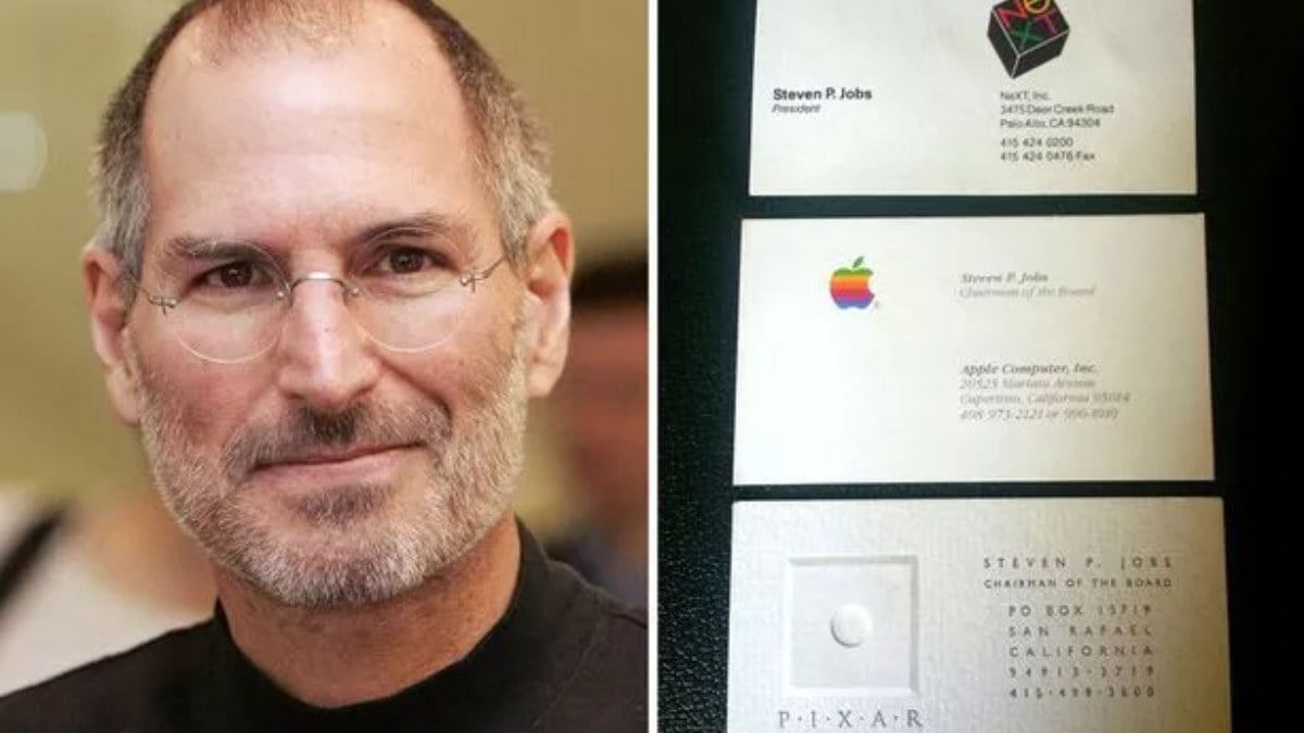 Steve Jobs imzalı kartvizit 5,8 milyon TL'ye satıldı