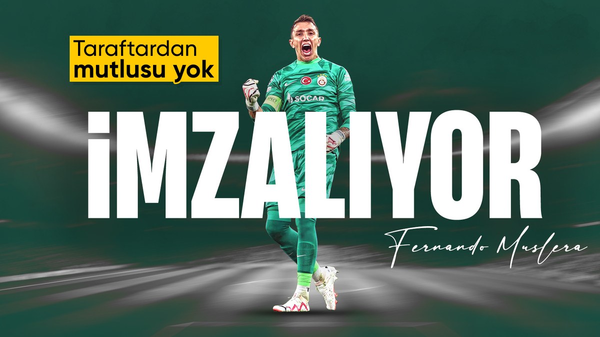 Galatasaray'da Fernando Muslera müjdesi