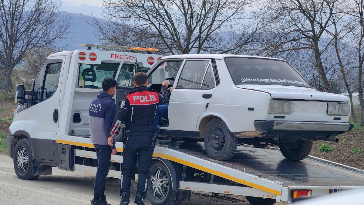 Bursa'da dur ihtarına uymayan sürücüye 50 bin TL ceza