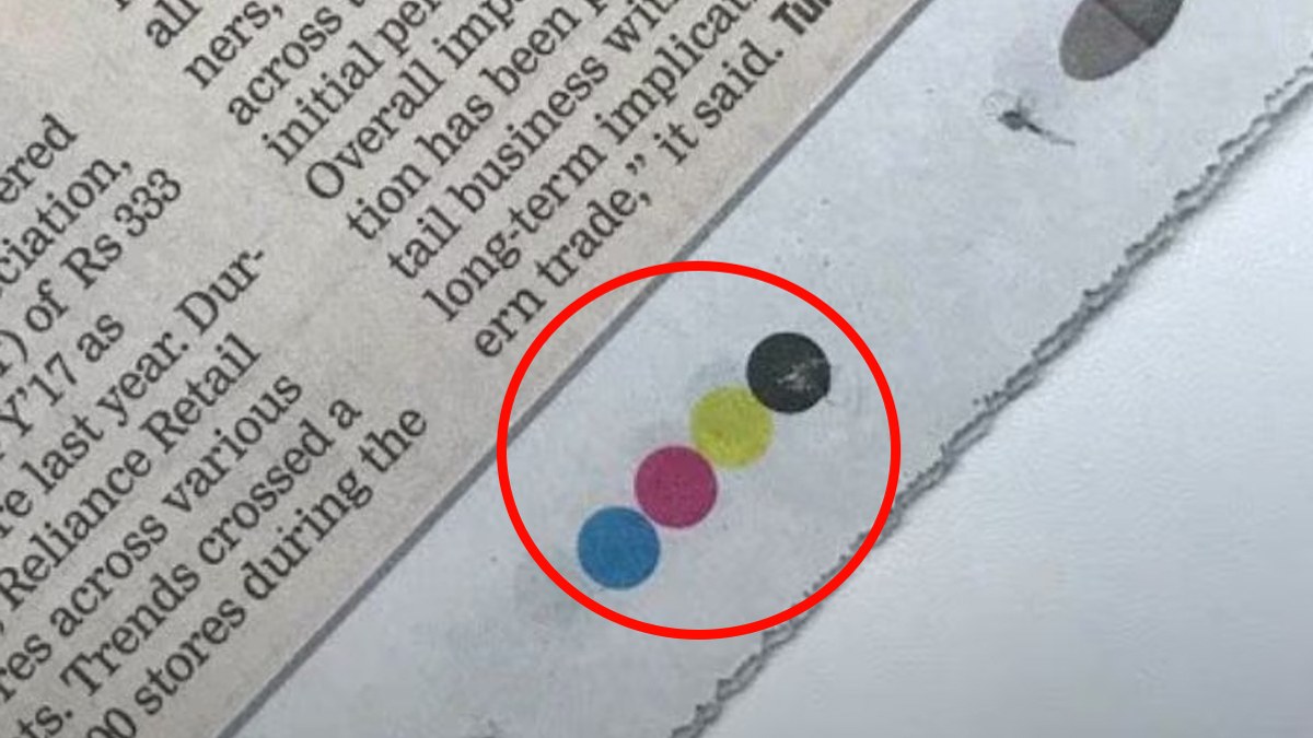 Gazetelerde ve ambalajlarda bulunan bu renkli noktalar bakın ne işe yarıyormuş…