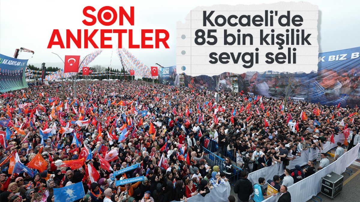 Cumhurbaşkanı Erdoğan Kocaeli'de! Alanda 85 bin kişi var