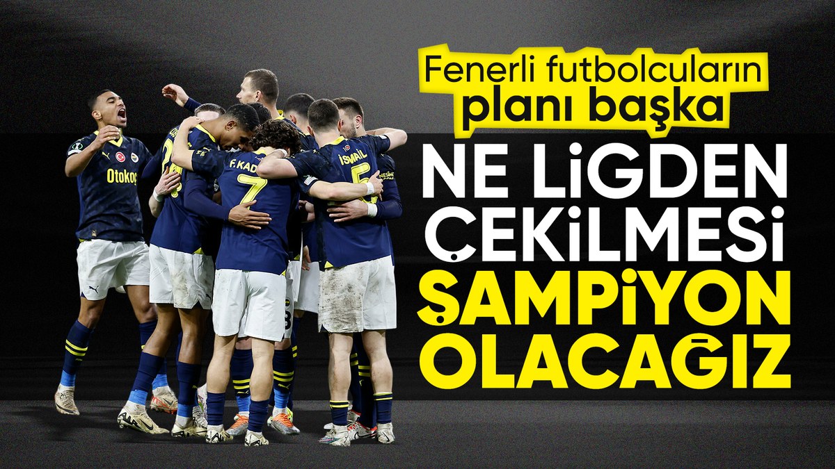 Fenerbahçe'de futbolcular ligden çekilmeyi istemiyor