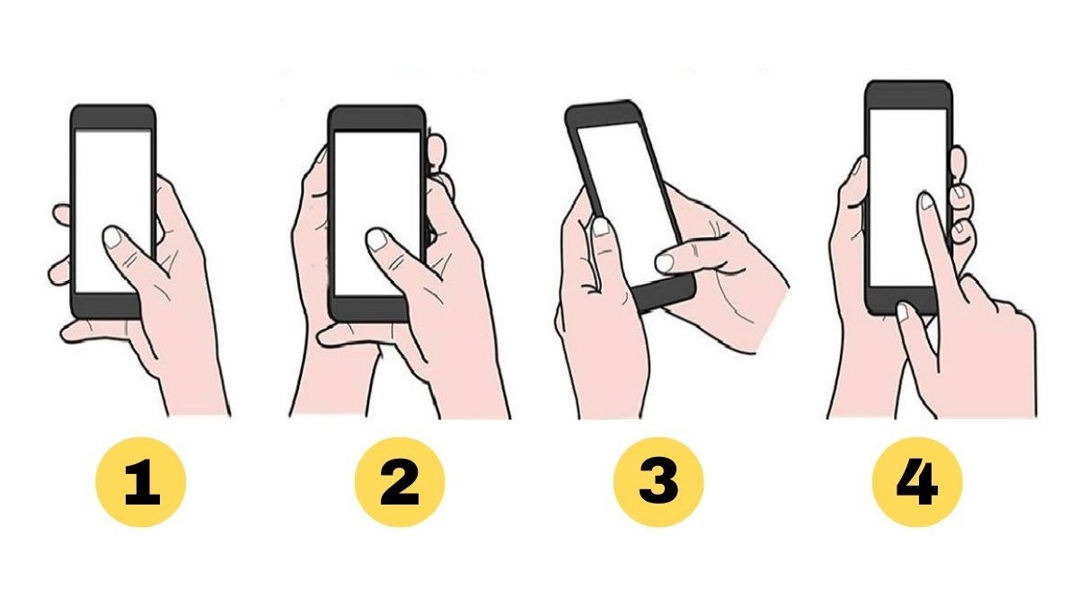 Kişilik testi: Telefonunuzu tutma şekliniz kişiliğinizi ele veriyor!