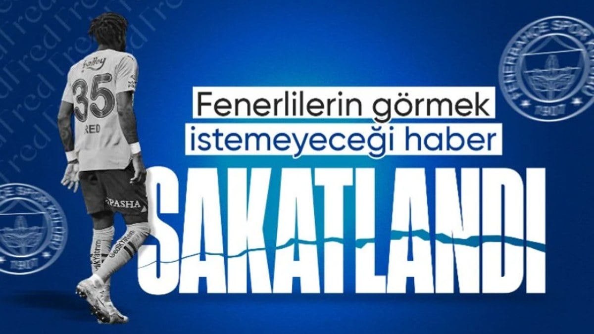 Fenerbahçe'de Fred krizi! Bir kez daha sakatlandı