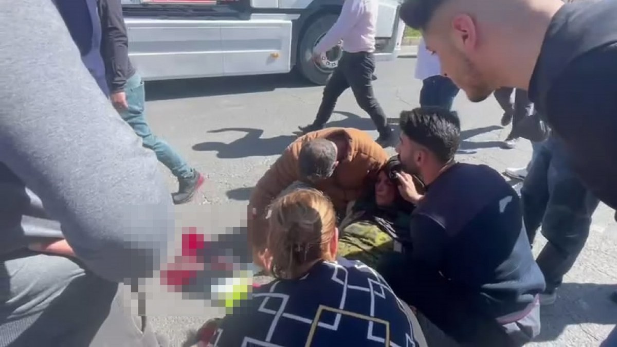 Mardin'de motosikletten düşen kadın ağır yaralandı