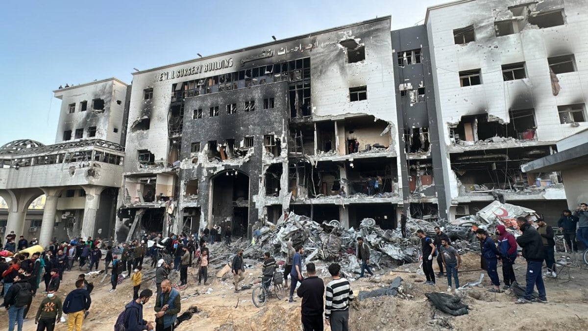 Gazze'de Şifa Hastanesi kullanılamaz hale geldi