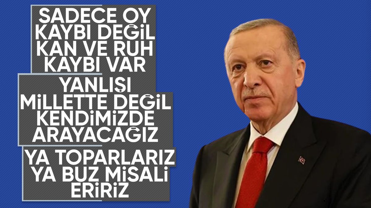 Cumhurba�kan� Erdo�an'dan yerel se�im de�erlendirmesi