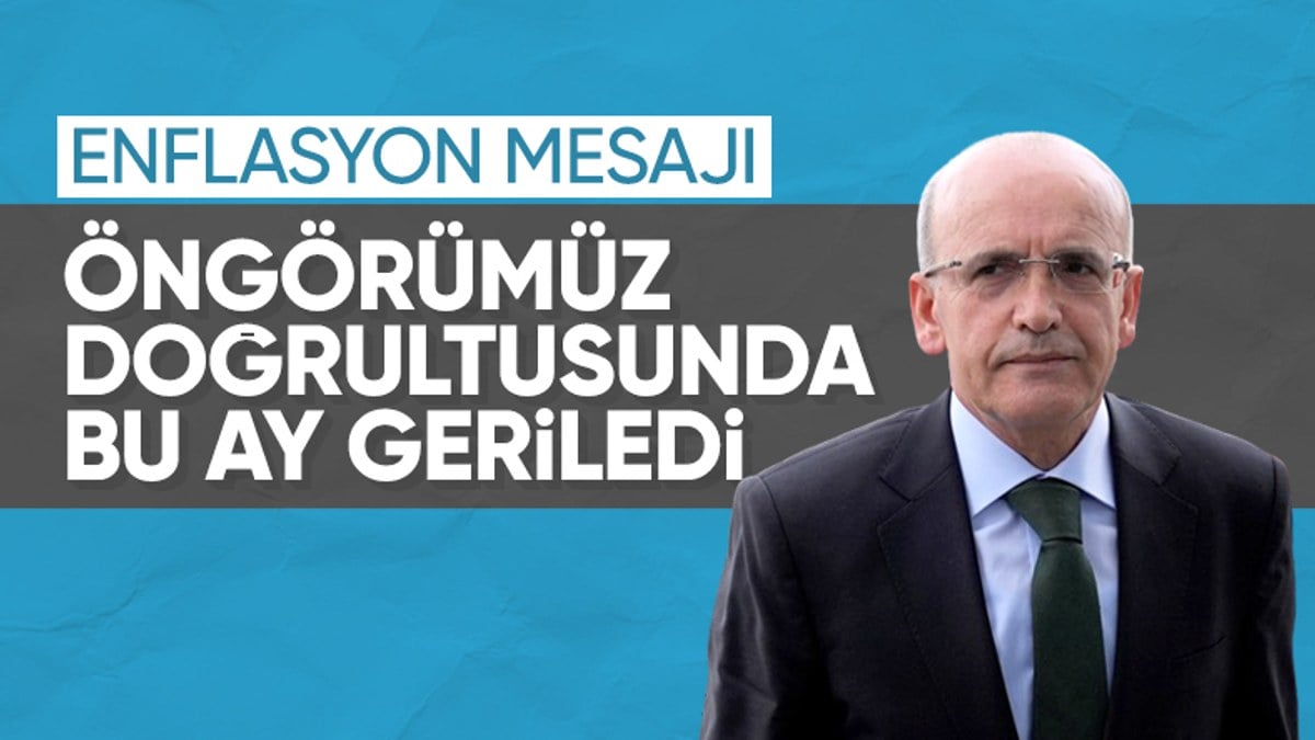 Mehmet Şimşek: Aylık enflasyon öngörümüz doğrultusunda mart ayında geriledi