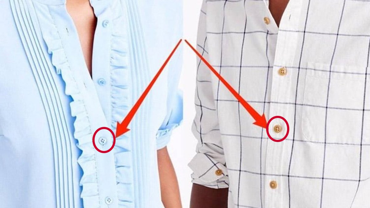 Erkek ve kadın gömleklerinde düğmelerin farklı yönde olmasının sebebi bakın neymiş…
