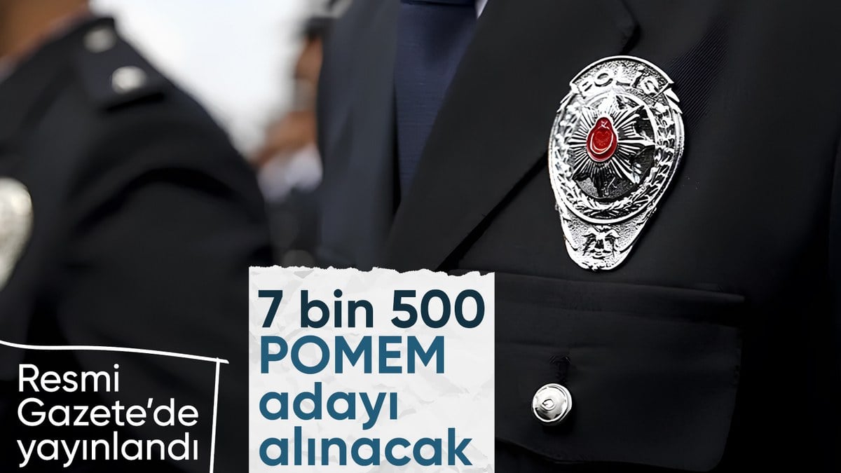 POMEM'E 7 bin 500 aday alınmasına dair ilan Resmi Gazete'de