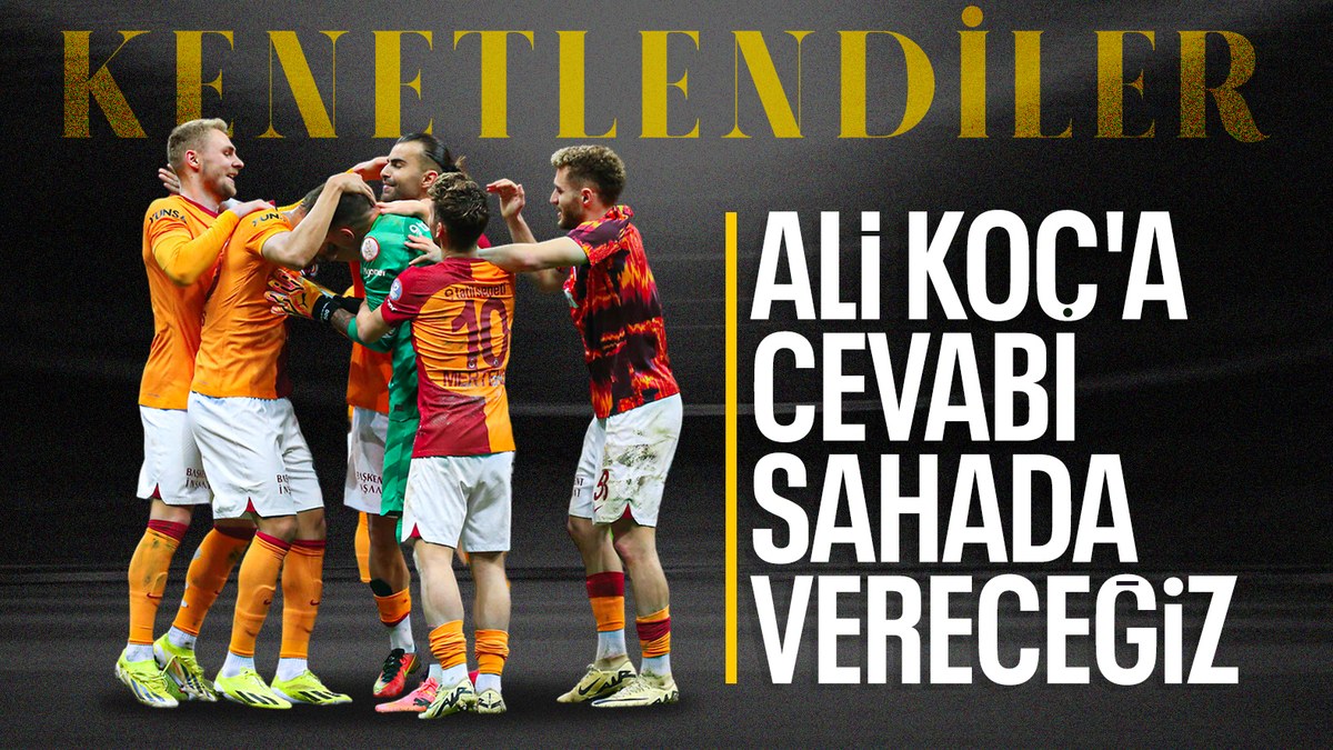 Galatasaraylı futbolcular kenetlendi: Fenerbahçe'ye sahada cevap vereceğiz