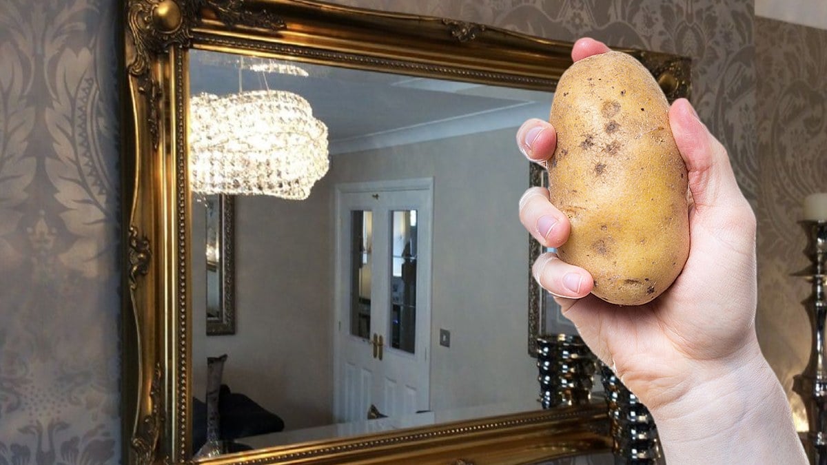 Evinde olan denesin: Aynaya patates sürün, o sorunu tarihe gömün