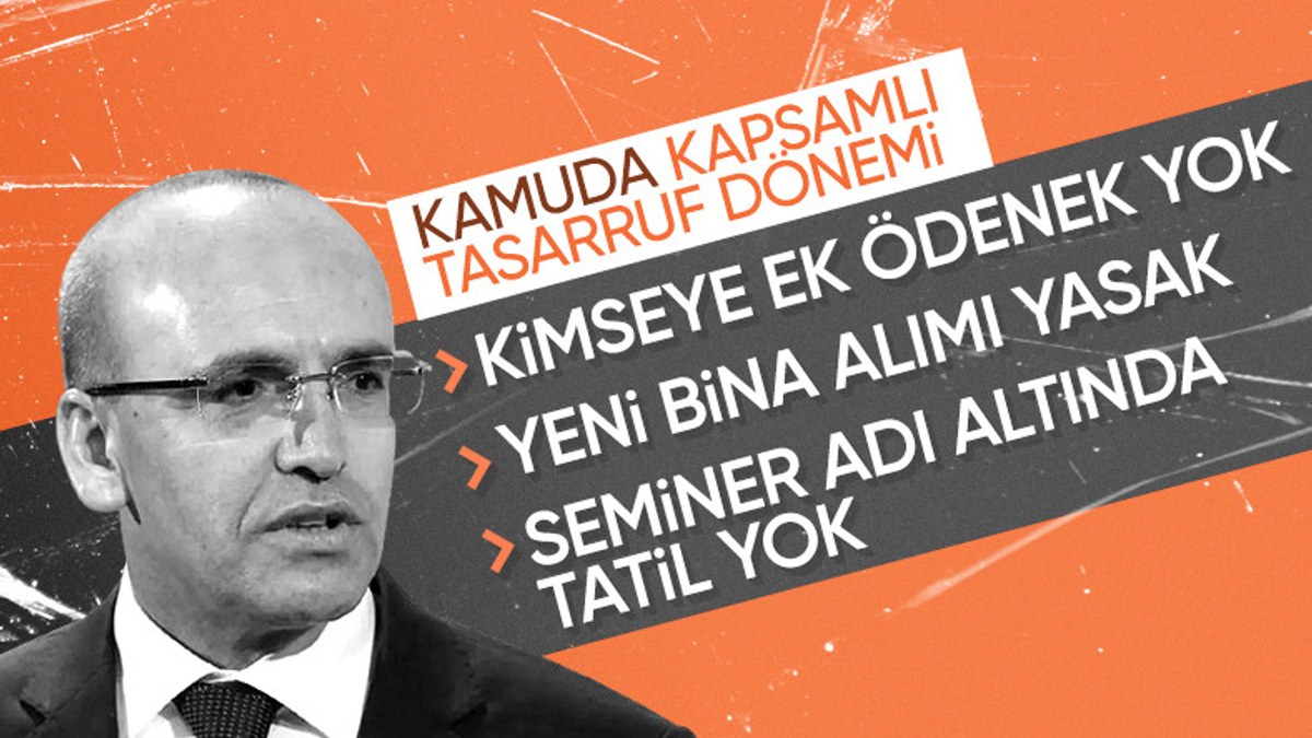 Mehmet Şimşek'ten açıklama! Kamuda kapsamlı tasarruf dönemi başlıyor