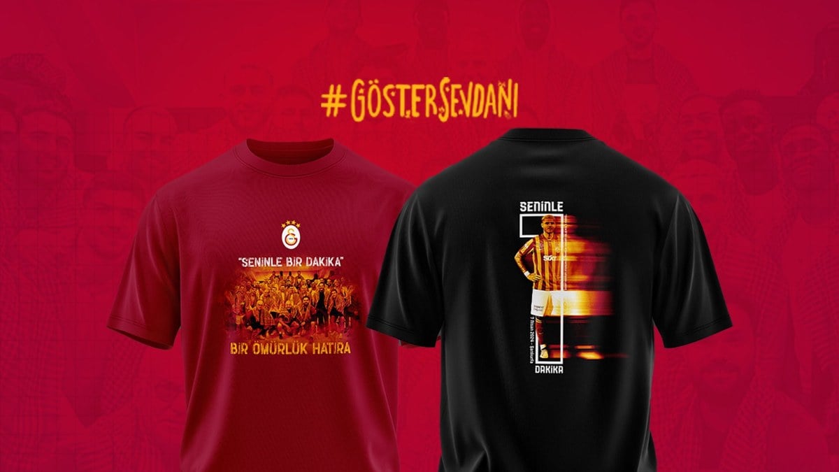 Galatasaray'dan Fenerbahçe'ye gönderme! Süper Kupa tişörtleri satışta
