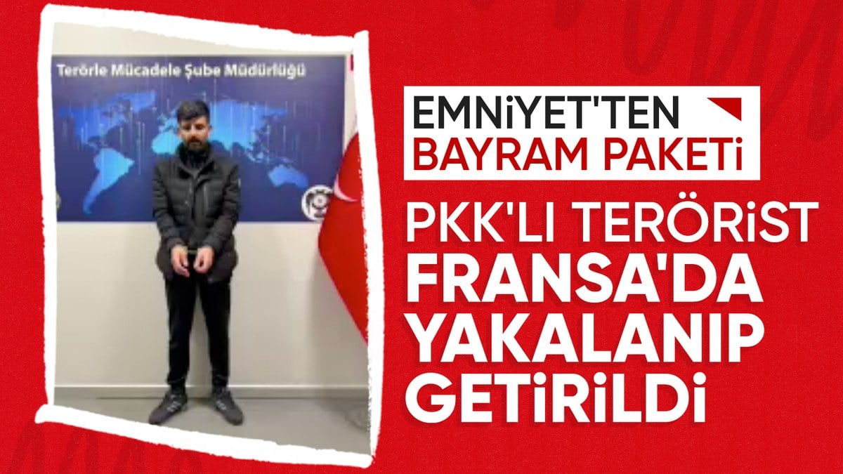 PKK’lı terörist Mehmet Kopal, Fransa'da yakalanarak Türkiye'ye getirildi
