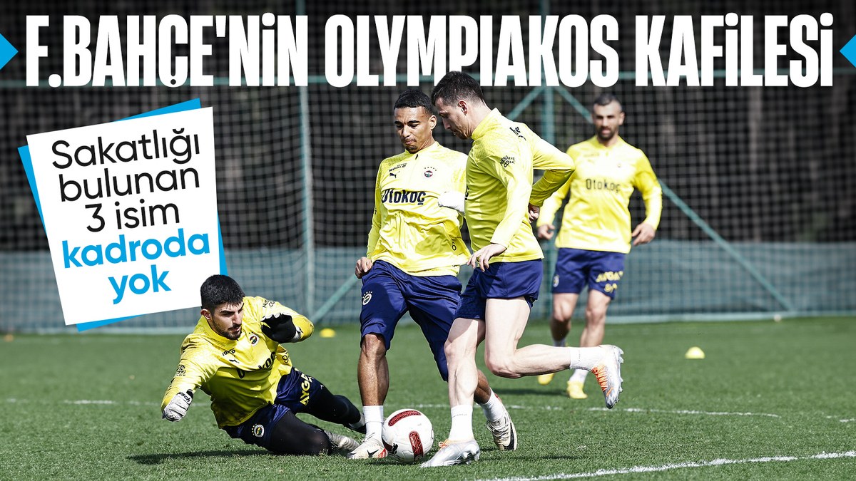 Fenerbahçe, Olympiakos maçının kamp kadrosunu açıkladı