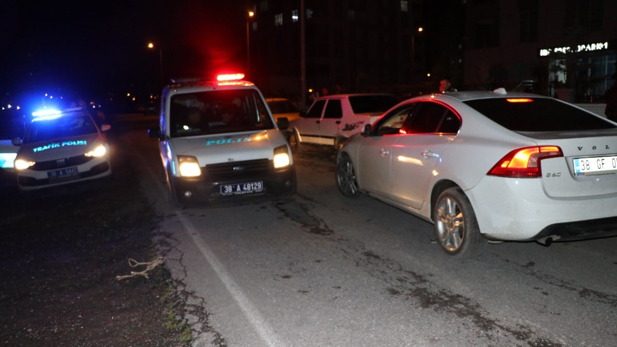 Kayseri'de alkollü sürücüye 54 bin lira ceza kesildi
