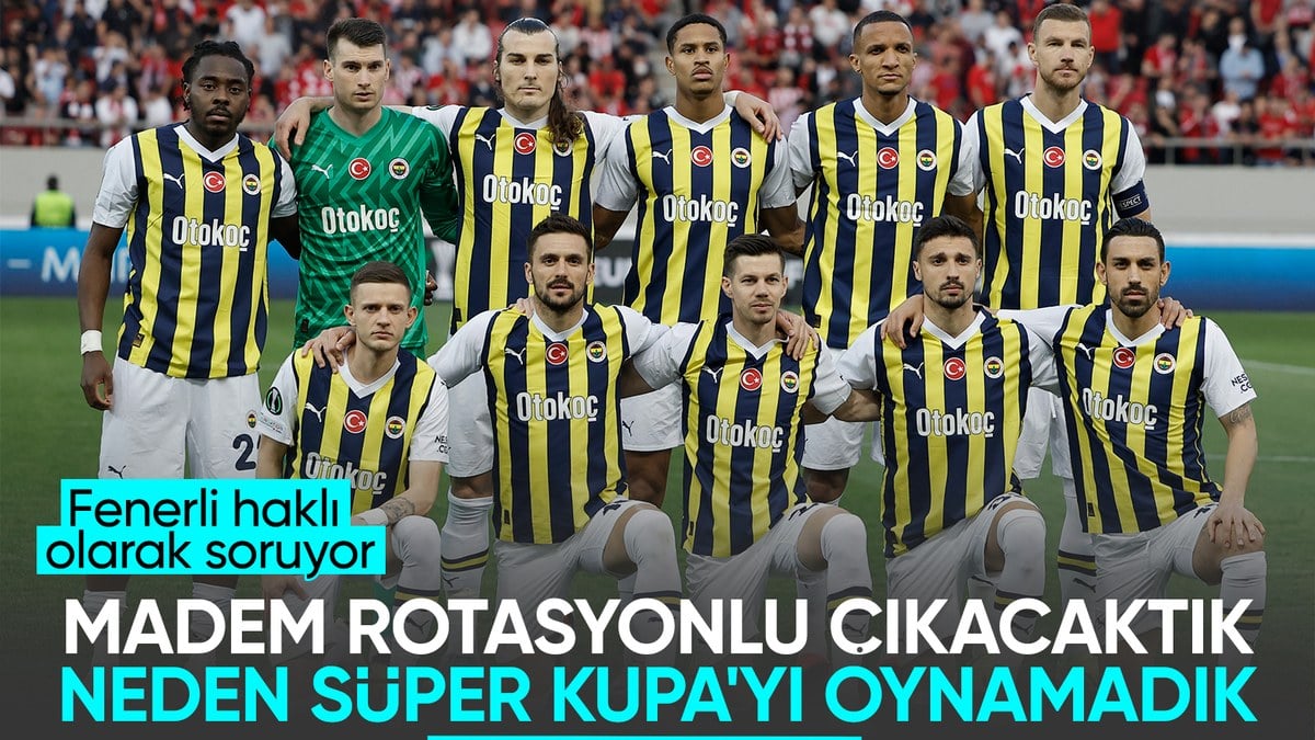 Fenerbahçe taraftarından İsmail Kartal'a rotasyon eleştirisi