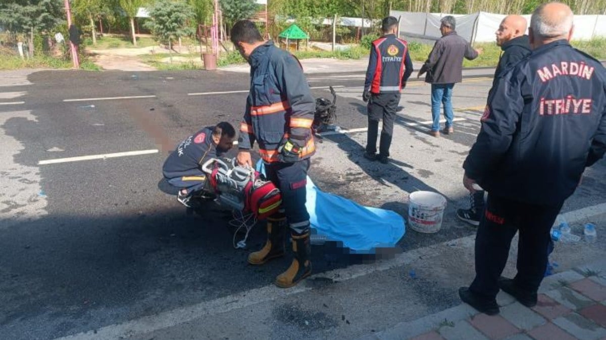 Mardin'de otomobil ile motosiklet çarpıştı: 1 ölü 1 yaralı