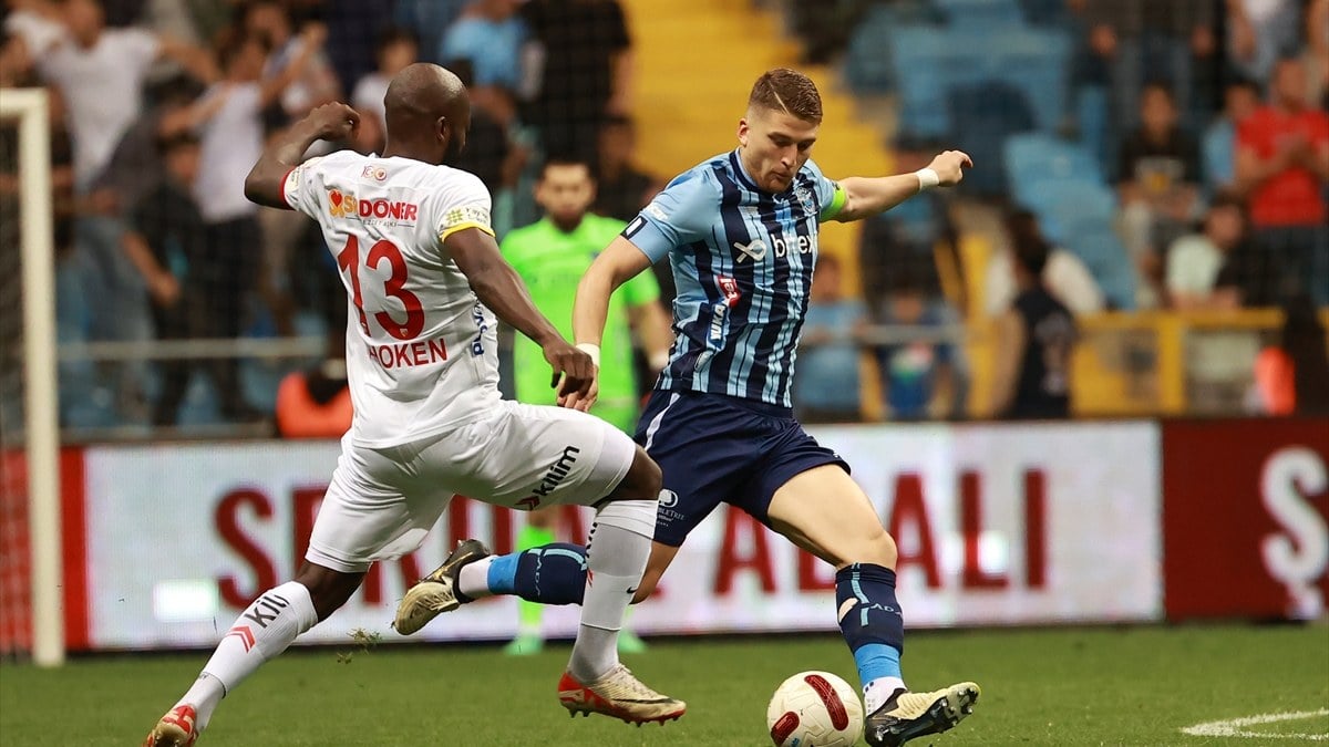 Adana Demirspor - Kayserispor maçında gol sesi çıkmadı