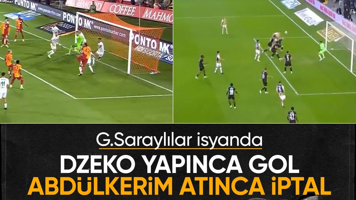 Abdülkerim Bardakcı attı! Galatasaray'ın golü iptal oldu